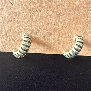 Silver Hoop Earrings